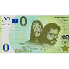 0 Euro Biljet La casa de papel